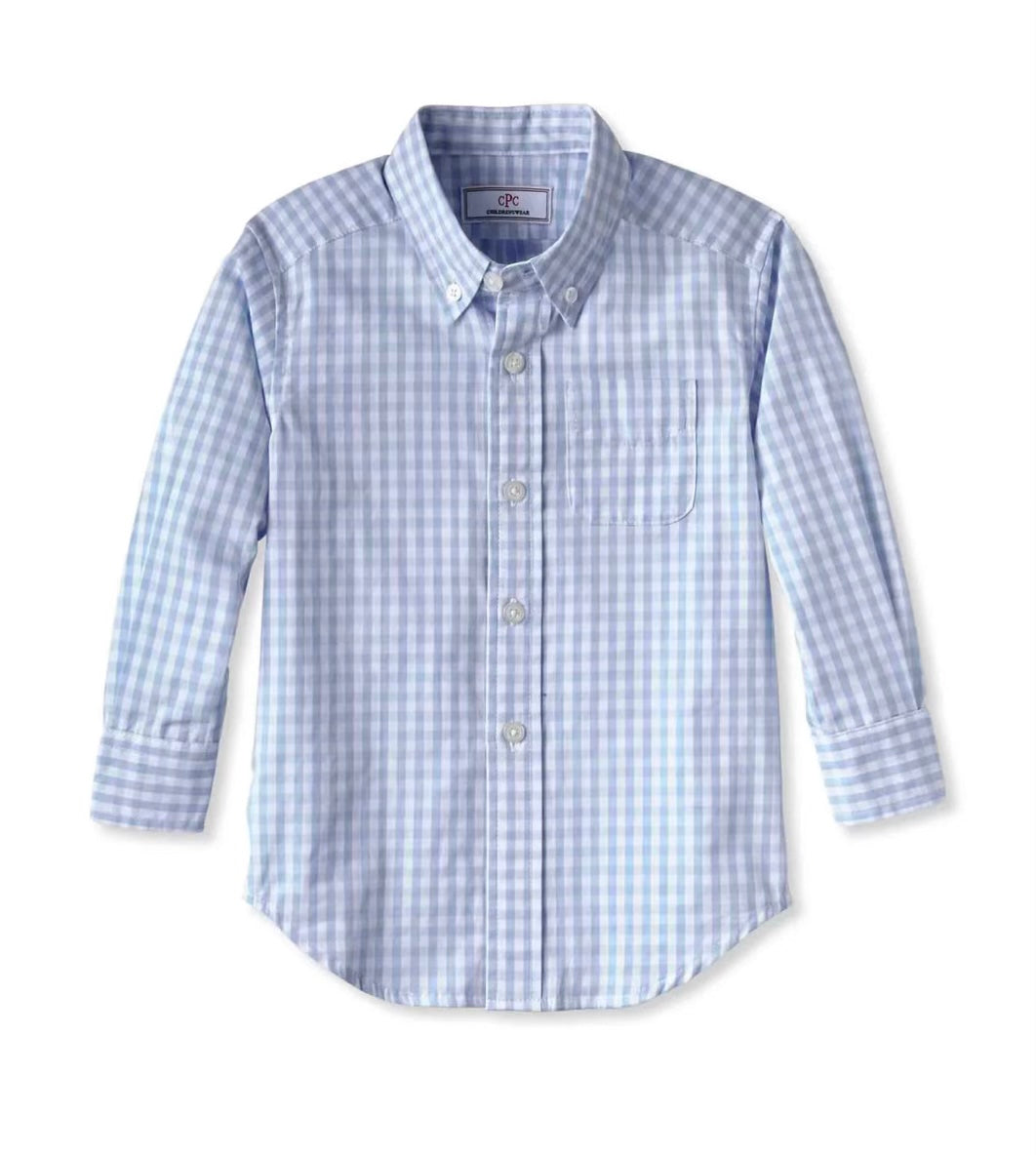 Classic Prep Boys Nantucket Breeze Gingham Owen Button Down 