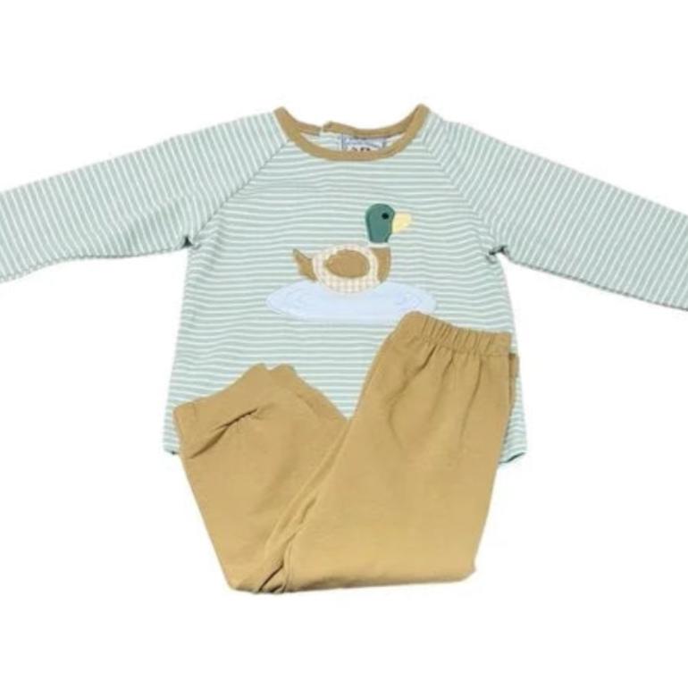 Duck Embroidered Jogger Set