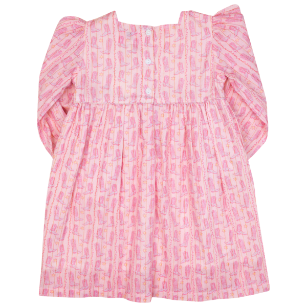 Pink Cowgirl Gold Lurex Dress