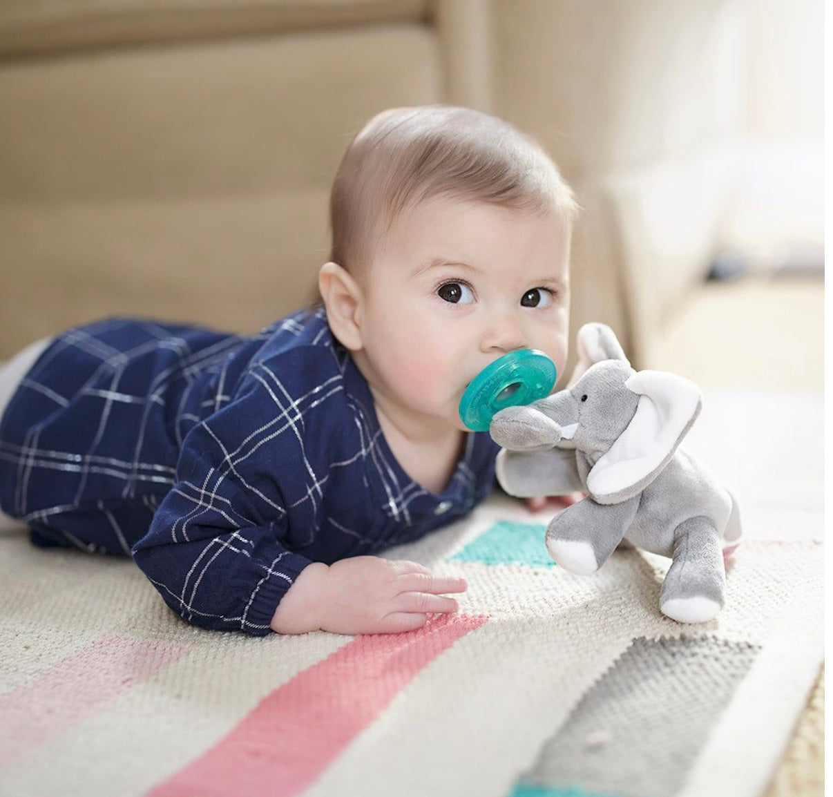 Elephant WubbaNub Pacifier