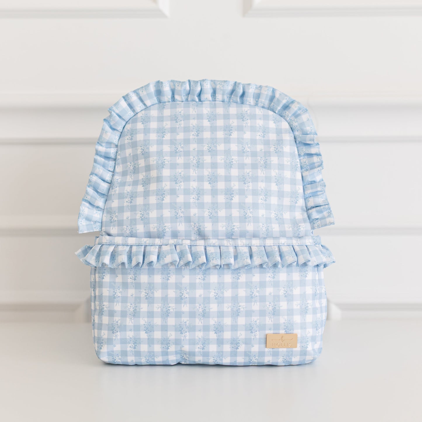 Ruffled Nylon Backpack