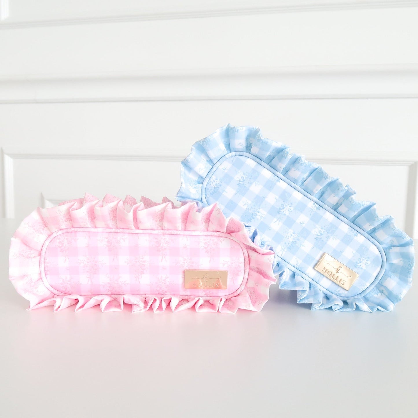 Ruffled Nylon Pencil Bag