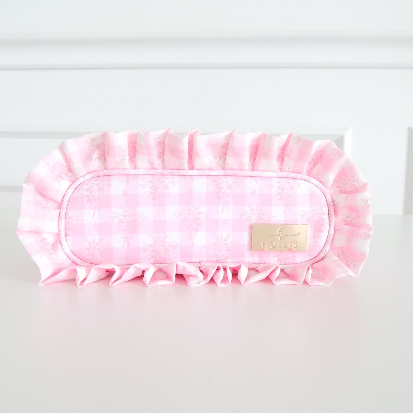 Ruffled Nylon Pencil Bag