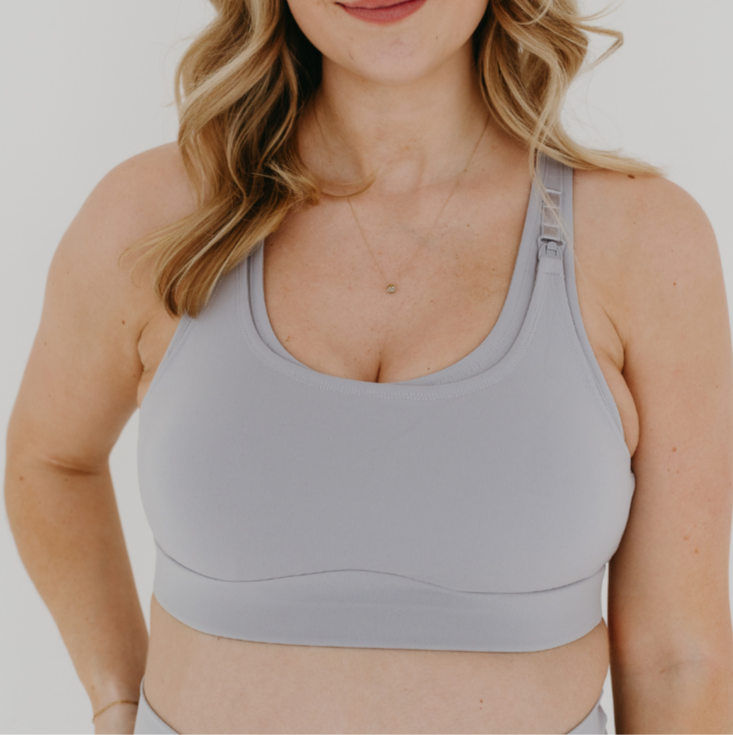 AXK CORE Full Support Nursing Bra - Light Gray