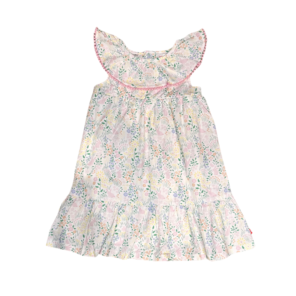 magnetic bunny themed toddler dress
