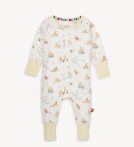 Magnetic closure Winnie the Pooh Baby Pajamas