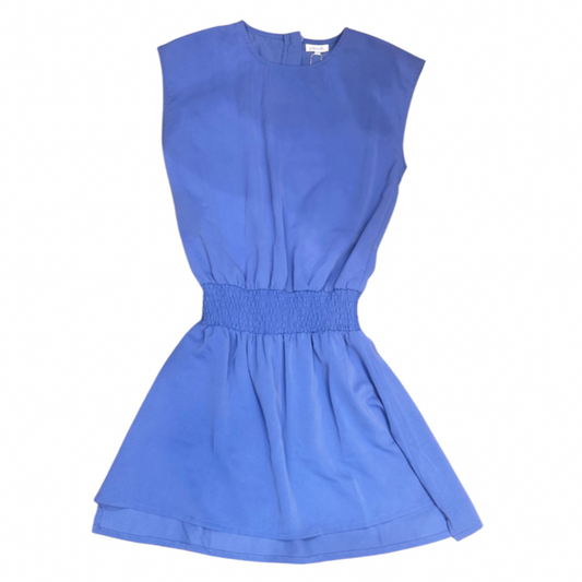 pleat indigo blue Josie dress