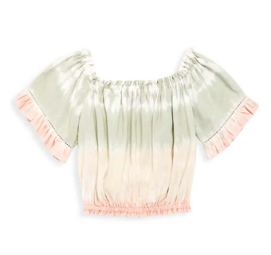 Havana Pastel Tie Dye Crop Top