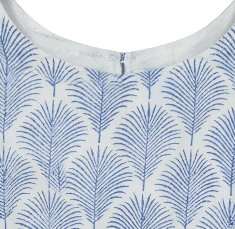 Sophie Girl's Tassel Dress Navy Feather