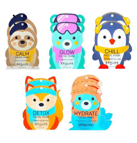 Spa Life Holiday Snow Buddies Facial Mask