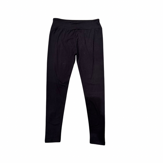 Suzette Girls Basic Black Leggings