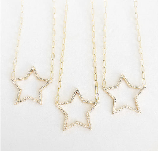 Wrapped By Sav North Star Necklace