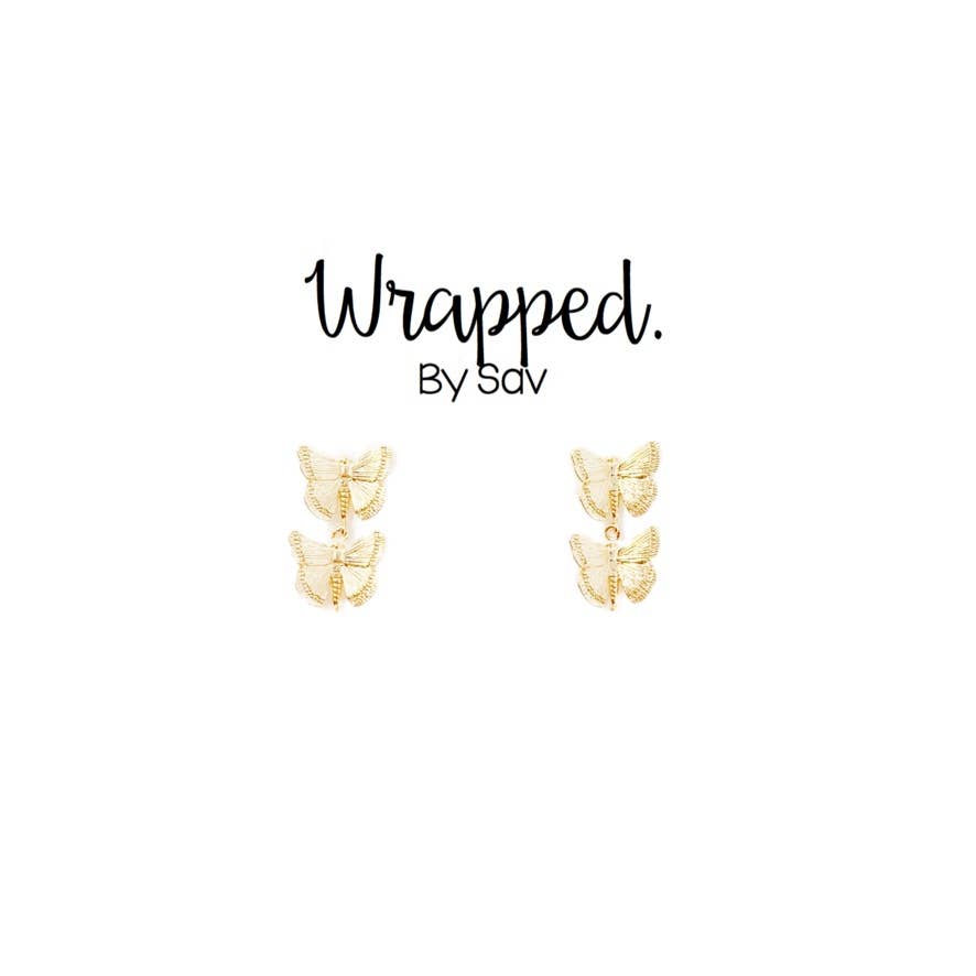 Butterfly Duo Studs