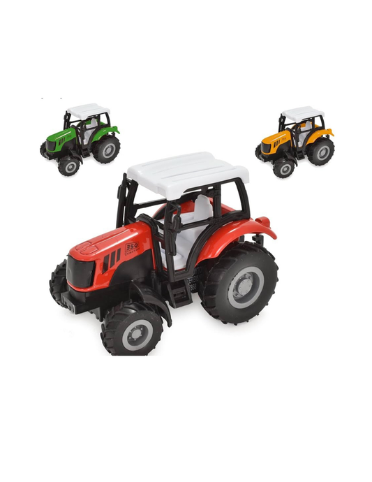 die cast pull back tractor toy