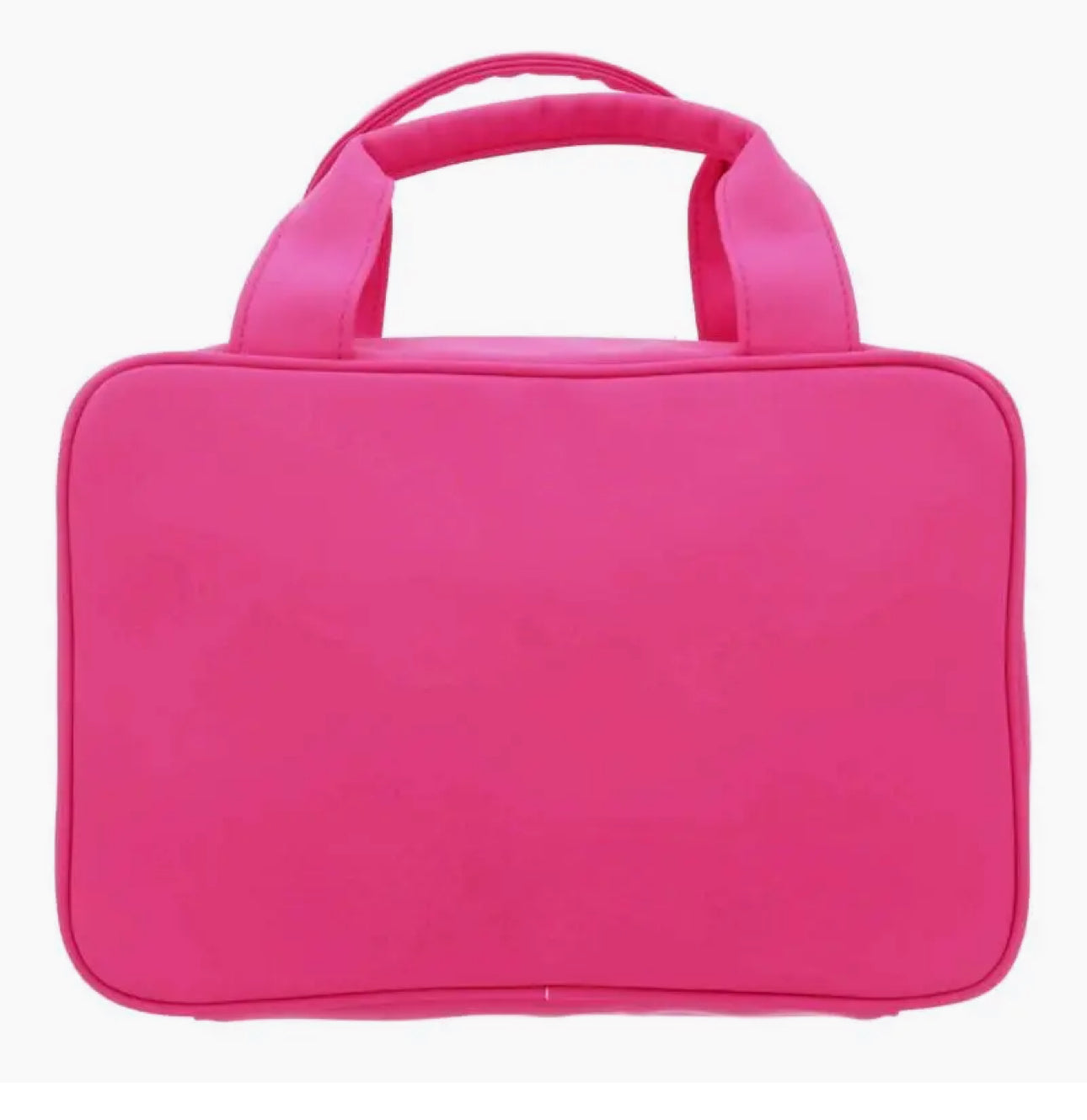 girls pink hanging travel toiletry bag