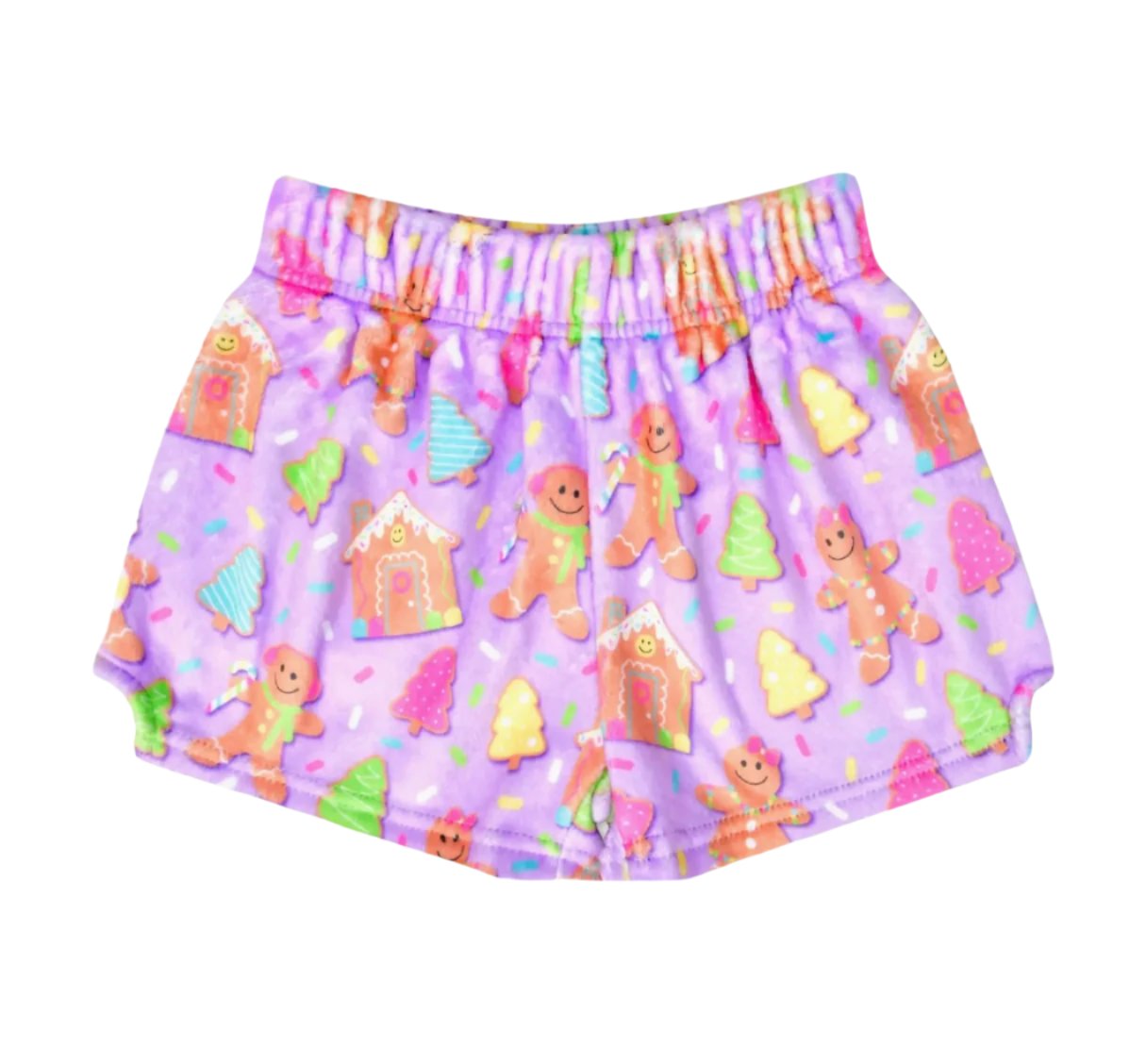 iScream Girls Joyful Gingerbread Plush Pajama Shorts