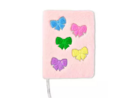 iscream beautiful bows fuzzy journal
