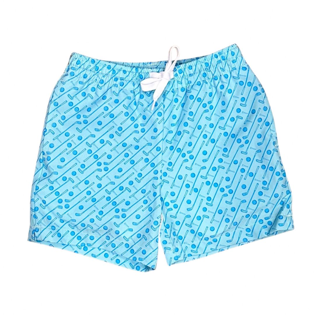 meripex boys blue easy birdie golf swim trunk