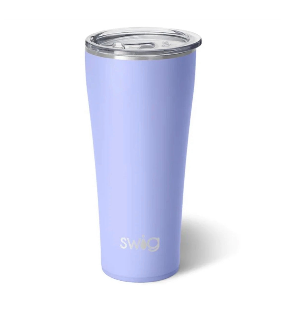 lavender stainless steel cup with lid