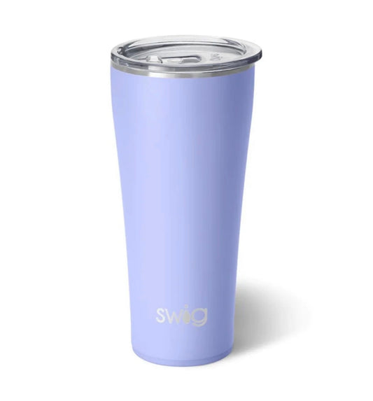lavender stainless steel cup with lid